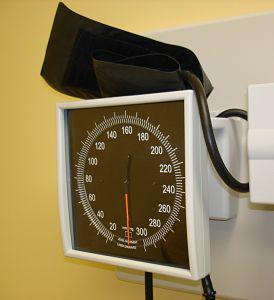 <img src="filename.gif" alt="Blood pressure monitor">